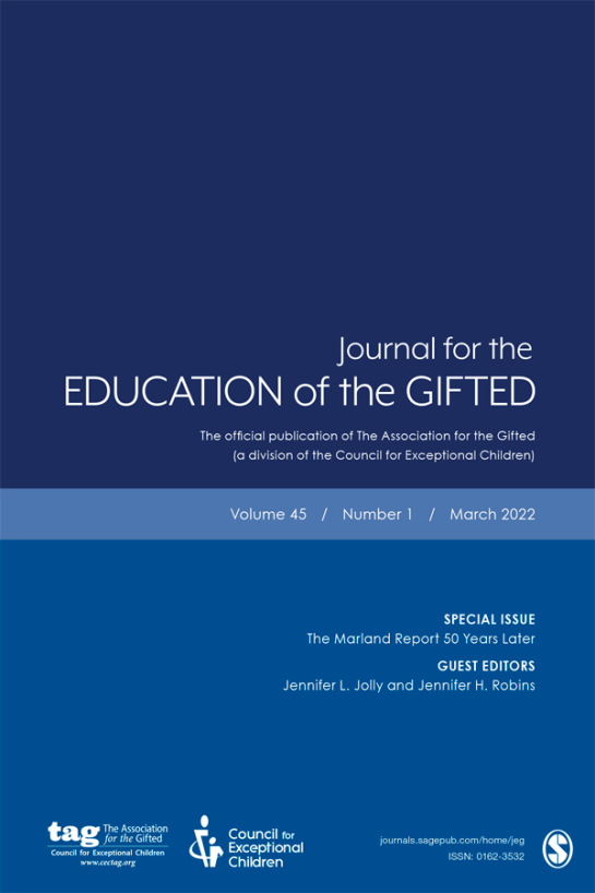 journal for the education of the gifted