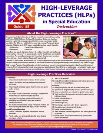 HLPs in Special Education Instruction Guide (#5)